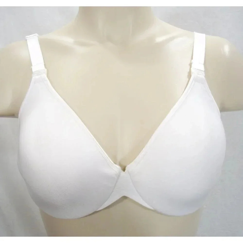 34C Bali 3312 Seductive Curves Invisible Shaping Underwire Bra White Gently Pre